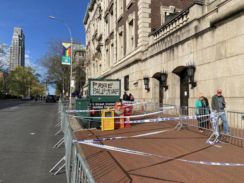 When the student movement first broke out, the demonstration area outside the school was closed. Although the NYPD has no longer been authorized to enter the school,...