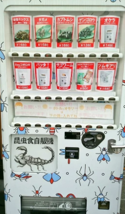 日本「昆蟲零食販賣機」蚱蜢、蠍子、蜘蛛任君挑| 國際即時| 國際| 世界新聞網