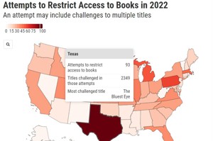 占比逾9成…德州去年圖書查禁 全美第一
