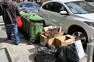 華埠商戶遭亂扔垃圾 促修法懲處