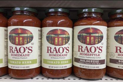 Rao's義式蕃茄醬以27億元天價被收購。美聯社