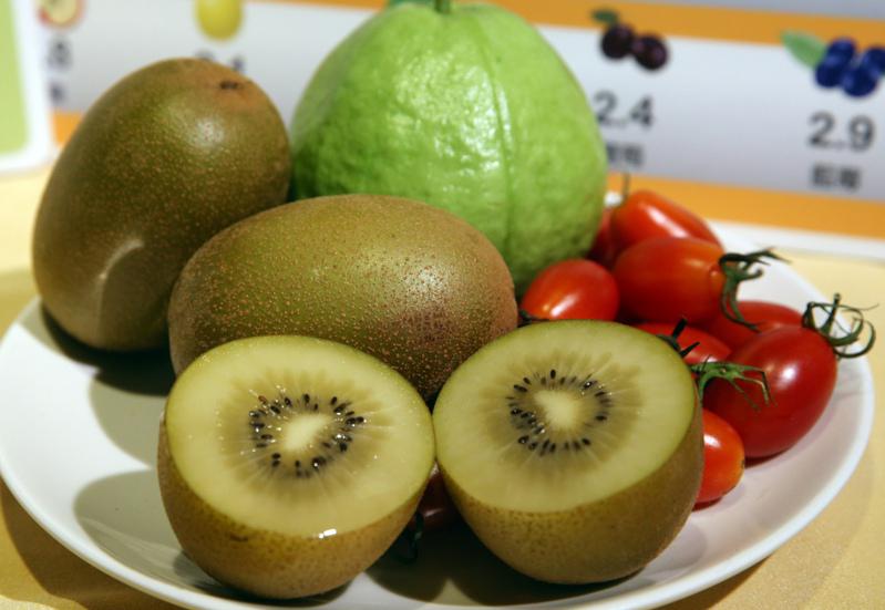 多吃富含維他命C的水果如芭樂、奇異果，可提升鐵吸收。（記者杜建重／攝影）
