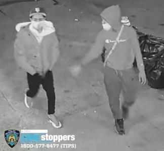 二名16岁少年当街暴打华男被捕，警方：均为曼哈顿下城居民。 (市警提供)