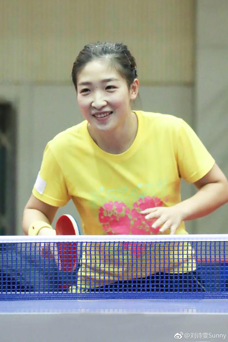 刘诗雯因伤退出2020东京奥运女子团体桌球项目。图／摘自微博