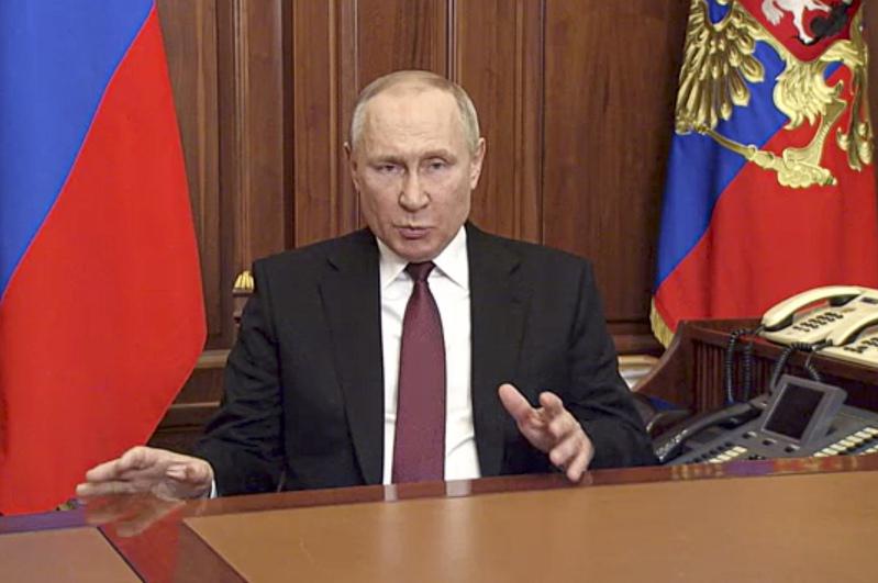 俄國總統普亭。（影片截圖）