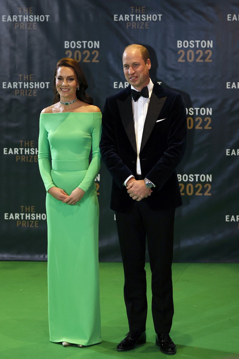威廉与凯特伉俪2日出席波士顿举行的第二届Earthshot Prize Awar...