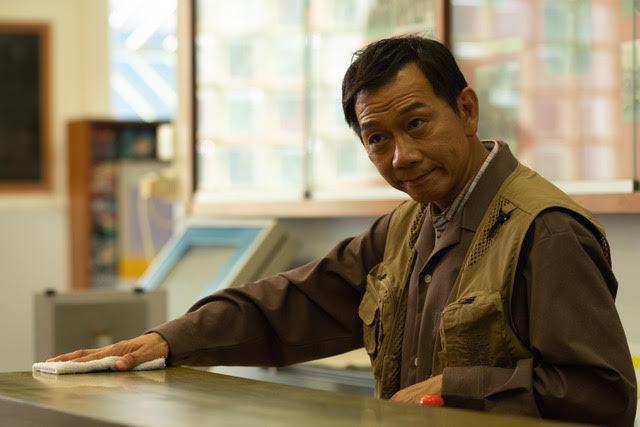 袁富華在「說笑之人」電影中飾演有輕度智障的父親華哥。(亞洲躍動影展提供)