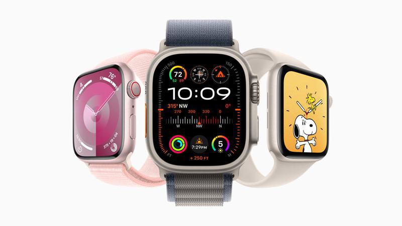watchOS 10今日推出，帶來重新設計的App、全新「智慧型堆疊」、更多新錶面、全新自行車與健行功能，以及有助於心理健康的工具。（圖：蘋果提供）