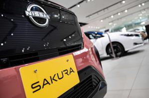 日產的輕型電動車Sakura在日本推出以來，已成暢銷車款。（Getty Images）