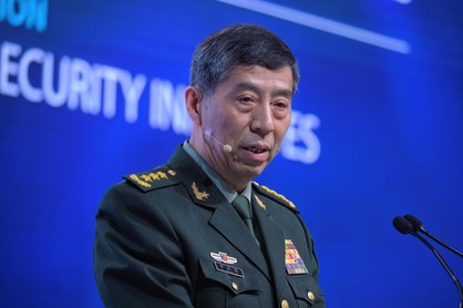 中國國防部長李尚福近來行蹤成謎。（路透）