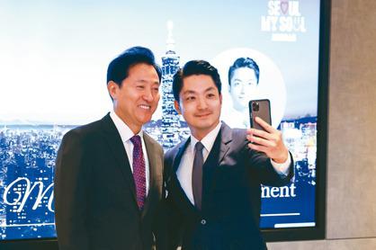 台北市長蔣萬安出訪韓國首爾，昨天前往首爾市政府拜會首爾市長吳世勳。(圖：北市府提供)