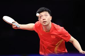 中國乒乓球選手馬龍。新華社