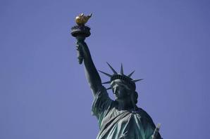紐約市知名地標「自由女神像」。（美聯社）