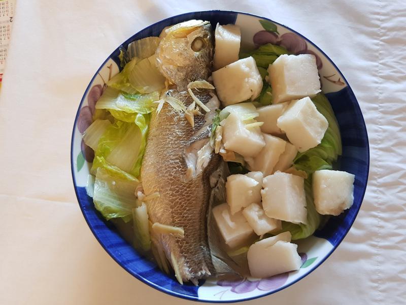 黃魚白菜蘿蔔糕湯