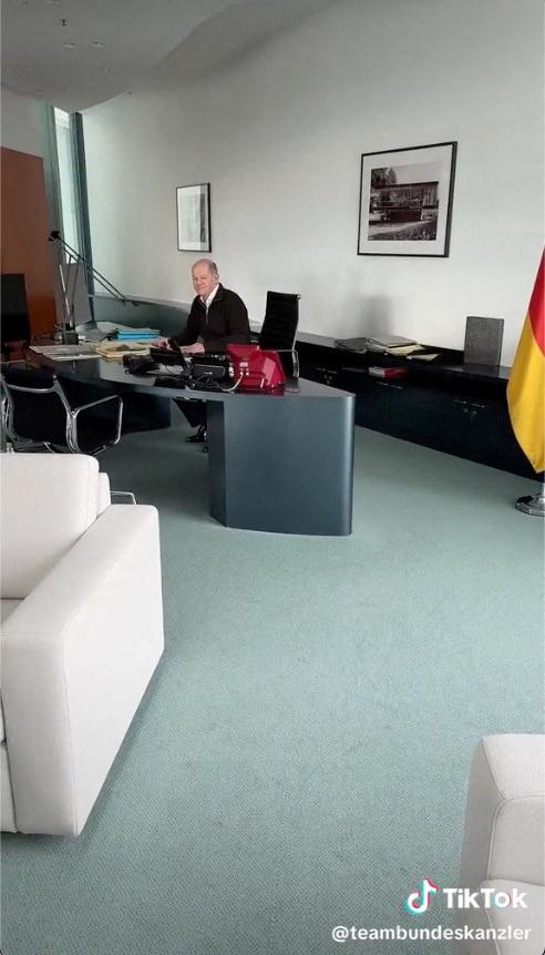 不顾安全疑虑 德国总理上传首支TikTok影片